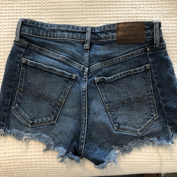 Lucky Brand Mid-High Waist Jean Shorts - Picture 2 of 4